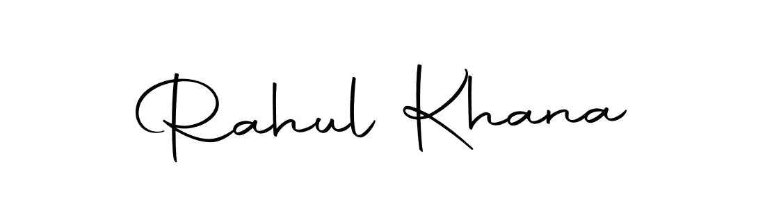 Create a beautiful signature design for name Rahul Khana. With this signature (Autography-DOLnW) fonts, you can make a handwritten signature for free. Rahul Khana signature style 10 images and pictures png