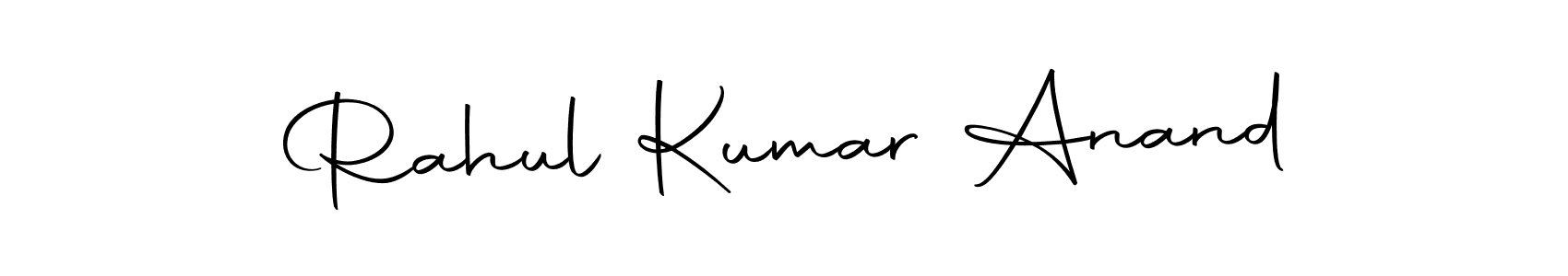 Make a short Rahul Kumar Anand signature style. Manage your documents anywhere anytime using Autography-DOLnW. Create and add eSignatures, submit forms, share and send files easily. Rahul Kumar Anand signature style 10 images and pictures png
