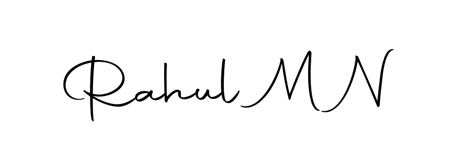if you are searching for the best signature style for your name Rahul M N. so please give up your signature search. here we have designed multiple signature styles  using Autography-DOLnW. Rahul M N signature style 10 images and pictures png