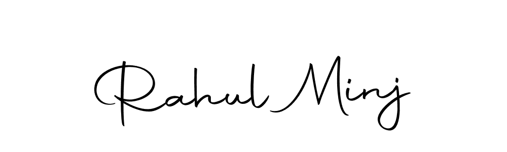 Create a beautiful signature design for name Rahul Minj. With this signature (Autography-DOLnW) fonts, you can make a handwritten signature for free. Rahul Minj signature style 10 images and pictures png