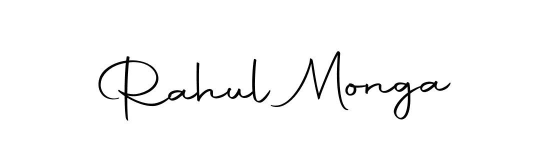 Create a beautiful signature design for name Rahul Monga. With this signature (Autography-DOLnW) fonts, you can make a handwritten signature for free. Rahul Monga signature style 10 images and pictures png