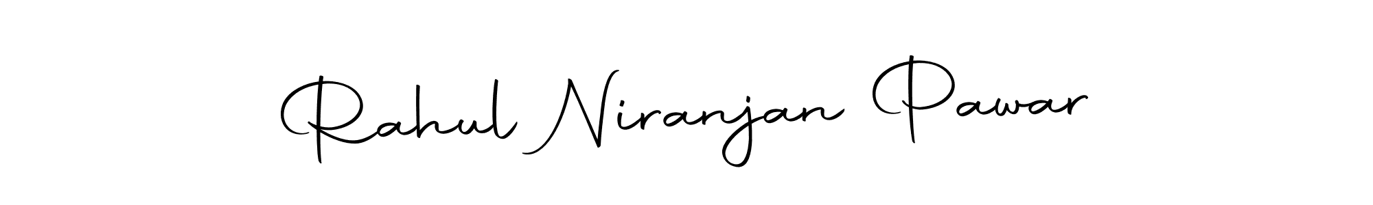 How to make Rahul Niranjan Pawar name signature. Use Autography-DOLnW style for creating short signs online. This is the latest handwritten sign. Rahul Niranjan Pawar signature style 10 images and pictures png