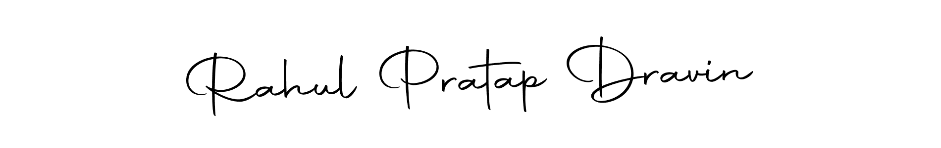 How to make Rahul Pratap Dravin name signature. Use Autography-DOLnW style for creating short signs online. This is the latest handwritten sign. Rahul Pratap Dravin signature style 10 images and pictures png