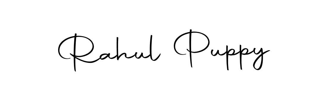 Rahul Puppy stylish signature style. Best Handwritten Sign (Autography-DOLnW) for my name. Handwritten Signature Collection Ideas for my name Rahul Puppy. Rahul Puppy signature style 10 images and pictures png