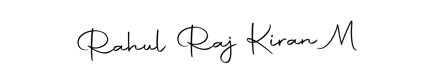 It looks lik you need a new signature style for name Rahul Raj Kiran M. Design unique handwritten (Autography-DOLnW) signature with our free signature maker in just a few clicks. Rahul Raj Kiran M signature style 10 images and pictures png