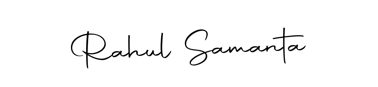 Design your own signature with our free online signature maker. With this signature software, you can create a handwritten (Autography-DOLnW) signature for name Rahul Samanta. Rahul Samanta signature style 10 images and pictures png