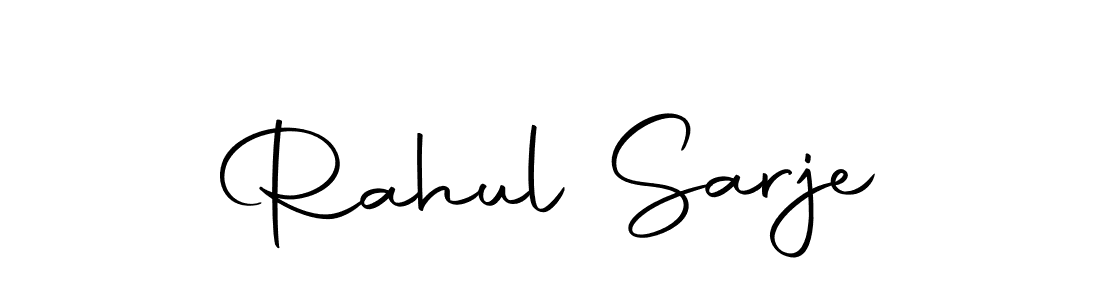 Use a signature maker to create a handwritten signature online. With this signature software, you can design (Autography-DOLnW) your own signature for name Rahul Sarje. Rahul Sarje signature style 10 images and pictures png