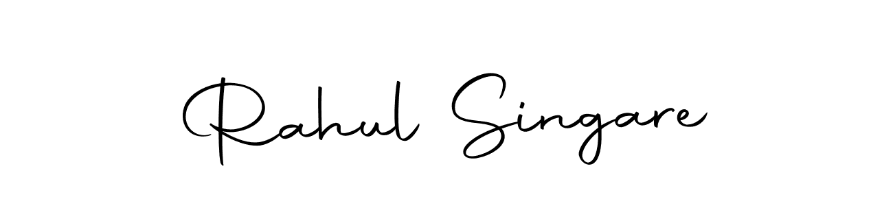 Design your own signature with our free online signature maker. With this signature software, you can create a handwritten (Autography-DOLnW) signature for name Rahul Singare. Rahul Singare signature style 10 images and pictures png