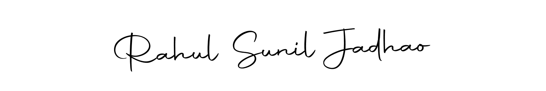 You can use this online signature creator to create a handwritten signature for the name Rahul Sunil Jadhao. This is the best online autograph maker. Rahul Sunil Jadhao signature style 10 images and pictures png