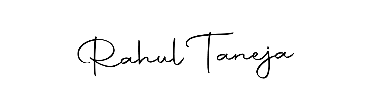 Create a beautiful signature design for name Rahul Taneja. With this signature (Autography-DOLnW) fonts, you can make a handwritten signature for free. Rahul Taneja signature style 10 images and pictures png