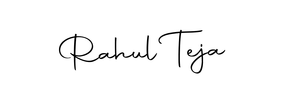 You can use this online signature creator to create a handwritten signature for the name Rahul Teja. This is the best online autograph maker. Rahul Teja signature style 10 images and pictures png