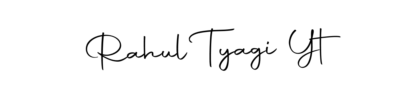 Create a beautiful signature design for name Rahul Tyagi Yt. With this signature (Autography-DOLnW) fonts, you can make a handwritten signature for free. Rahul Tyagi Yt signature style 10 images and pictures png