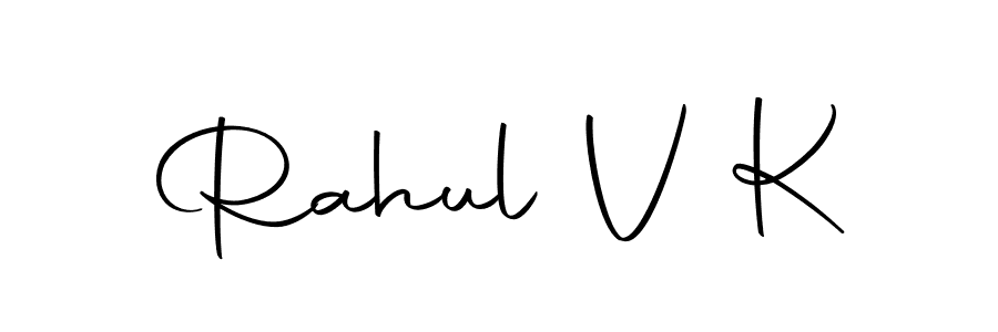 Rahul V K stylish signature style. Best Handwritten Sign (Autography-DOLnW) for my name. Handwritten Signature Collection Ideas for my name Rahul V K. Rahul V K signature style 10 images and pictures png
