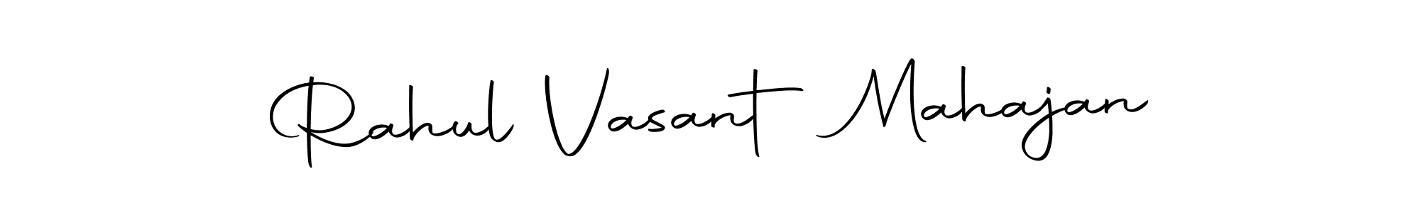 This is the best signature style for the Rahul Vasant Mahajan name. Also you like these signature font (Autography-DOLnW). Mix name signature. Rahul Vasant Mahajan signature style 10 images and pictures png