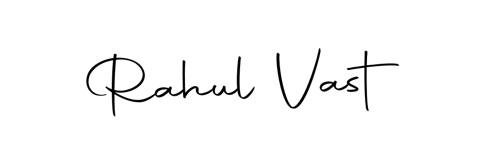 Create a beautiful signature design for name Rahul Vast. With this signature (Autography-DOLnW) fonts, you can make a handwritten signature for free. Rahul Vast signature style 10 images and pictures png