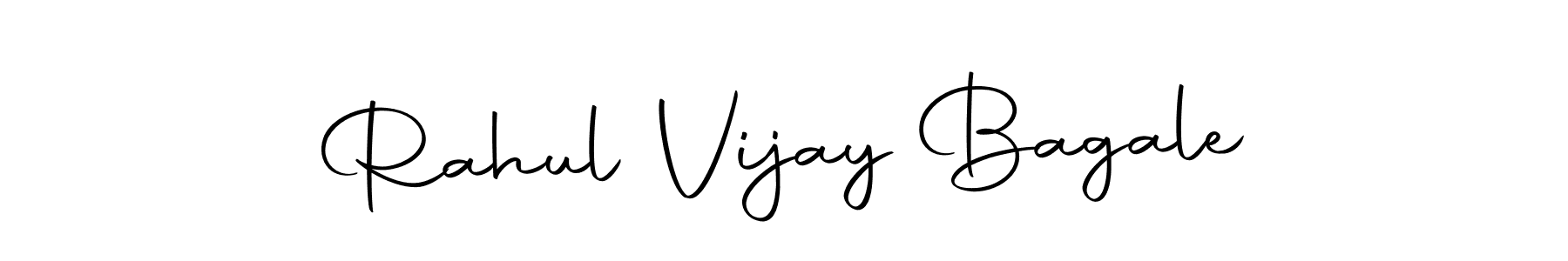 How to make Rahul Vijay Bagale name signature. Use Autography-DOLnW style for creating short signs online. This is the latest handwritten sign. Rahul Vijay Bagale signature style 10 images and pictures png