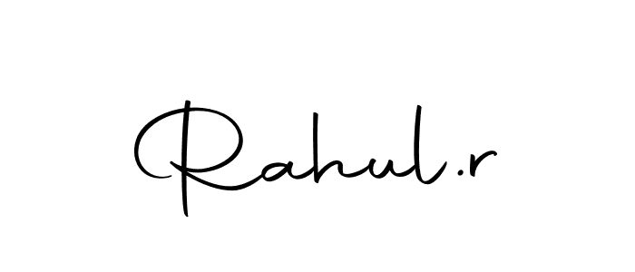 Make a beautiful signature design for name Rahul.r. With this signature (Autography-DOLnW) style, you can create a handwritten signature for free. Rahul.r signature style 10 images and pictures png