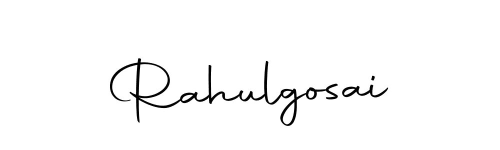 Design your own signature with our free online signature maker. With this signature software, you can create a handwritten (Autography-DOLnW) signature for name Rahulgosai. Rahulgosai signature style 10 images and pictures png