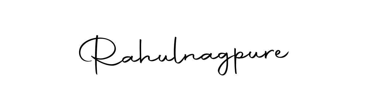 Create a beautiful signature design for name Rahulnagpure. With this signature (Autography-DOLnW) fonts, you can make a handwritten signature for free. Rahulnagpure signature style 10 images and pictures png