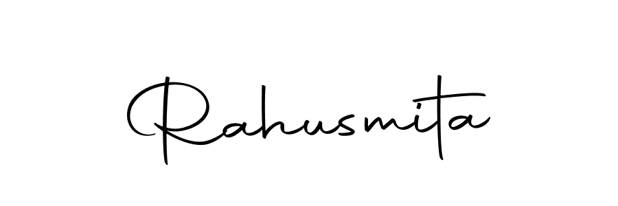 How to make Rahusmita signature? Autography-DOLnW is a professional autograph style. Create handwritten signature for Rahusmita name. Rahusmita signature style 10 images and pictures png