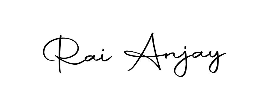 Rai Anjay stylish signature style. Best Handwritten Sign (Autography-DOLnW) for my name. Handwritten Signature Collection Ideas for my name Rai Anjay. Rai Anjay signature style 10 images and pictures png