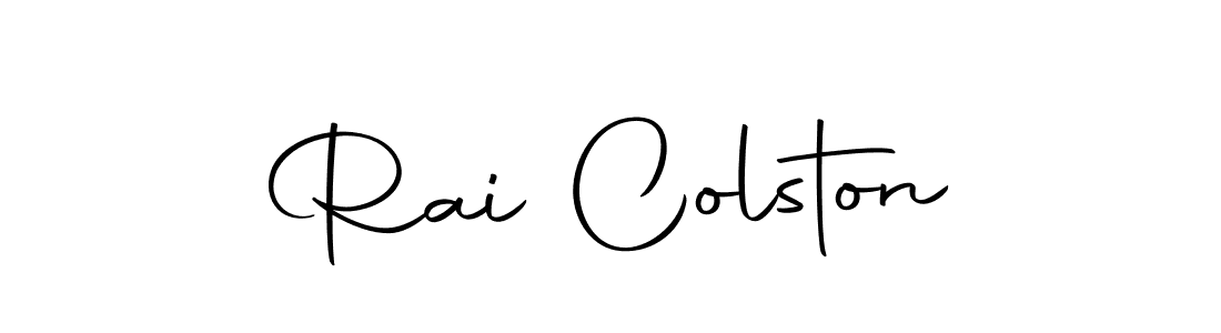 The best way (Autography-DOLnW) to make a short signature is to pick only two or three words in your name. The name Rai Colston include a total of six letters. For converting this name. Rai Colston signature style 10 images and pictures png
