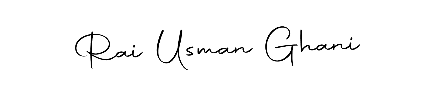 Make a beautiful signature design for name Rai Usman Ghani. Use this online signature maker to create a handwritten signature for free. Rai Usman Ghani signature style 10 images and pictures png