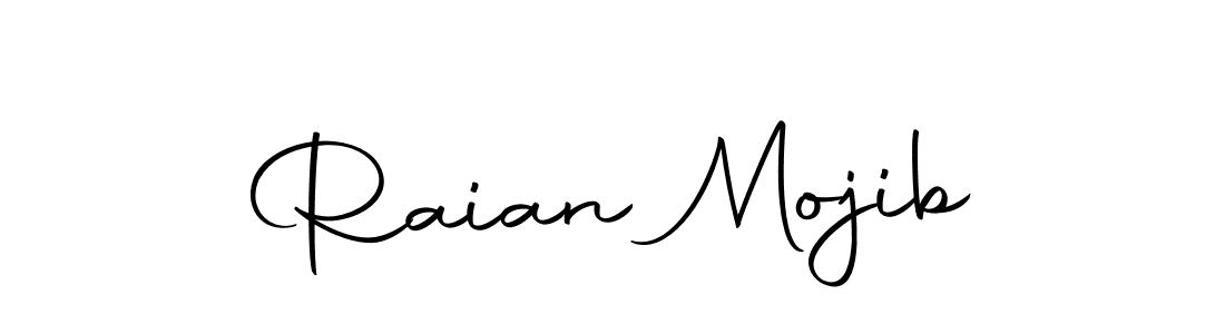 Make a beautiful signature design for name Raian Mojib. Use this online signature maker to create a handwritten signature for free. Raian Mojib signature style 10 images and pictures png