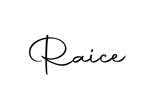 Use a signature maker to create a handwritten signature online. With this signature software, you can design (Autography-DOLnW) your own signature for name Raice. Raice signature style 10 images and pictures png