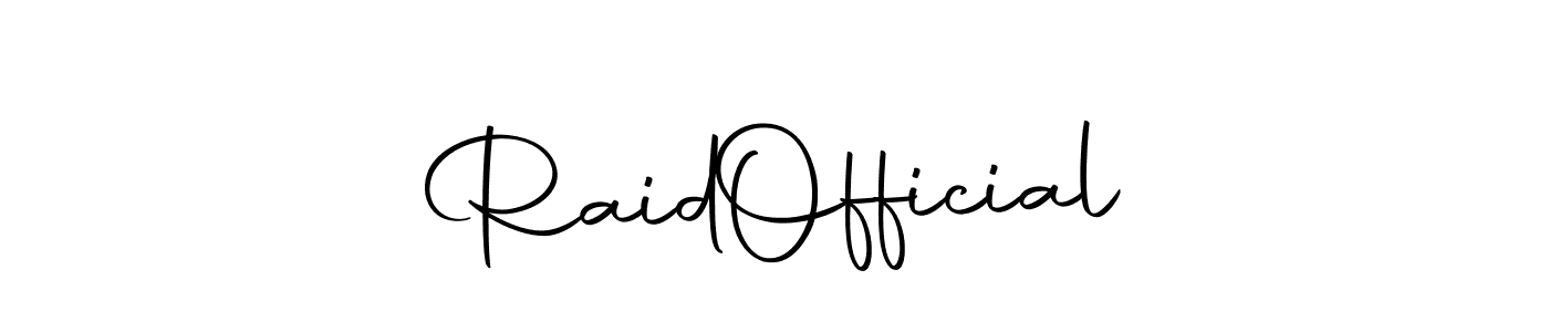 How to make Raid  Official signature? Autography-DOLnW is a professional autograph style. Create handwritten signature for Raid  Official name. Raid  Official signature style 10 images and pictures png