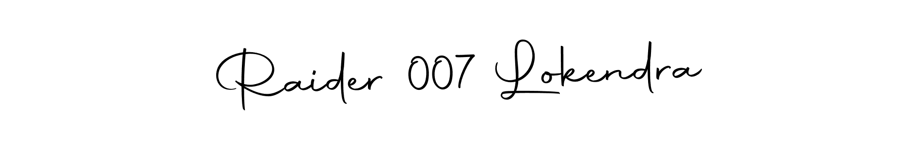 Make a beautiful signature design for name Raider 007 Lokendra. With this signature (Autography-DOLnW) style, you can create a handwritten signature for free. Raider 007 Lokendra signature style 10 images and pictures png