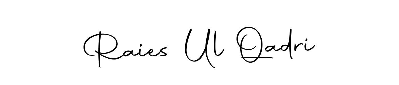 Design your own signature with our free online signature maker. With this signature software, you can create a handwritten (Autography-DOLnW) signature for name Raies Ul Qadri. Raies Ul Qadri signature style 10 images and pictures png