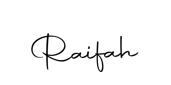 Make a beautiful signature design for name Raifah. With this signature (Autography-DOLnW) style, you can create a handwritten signature for free. Raifah signature style 10 images and pictures png