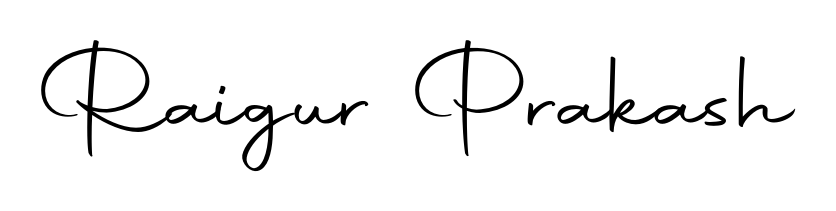 Practice writing Raigur Prakash with the flow of Autography-DOLnW lettering. A fantastic source of inspiration for developing your personal signature style. Raigur Prakash signature style 10 images and pictures png