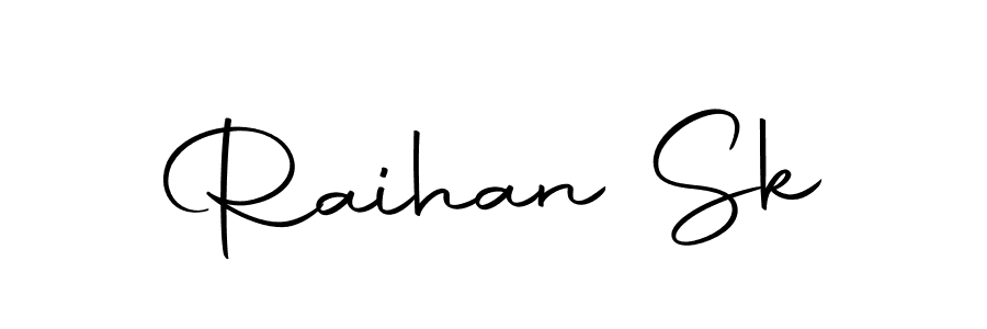 Design your own signature with our free online signature maker. With this signature software, you can create a handwritten (Autography-DOLnW) signature for name Raihan Sk. Raihan Sk signature style 10 images and pictures png