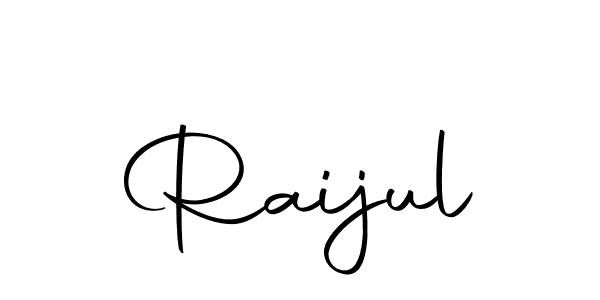 Create a beautiful signature design for name Raijul. With this signature (Autography-DOLnW) fonts, you can make a handwritten signature for free. Raijul signature style 10 images and pictures png