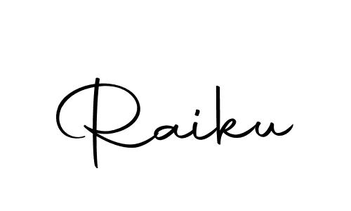 The best way (Autography-DOLnW) to make a short signature is to pick only two or three words in your name. The name Raiku include a total of six letters. For converting this name. Raiku signature style 10 images and pictures png