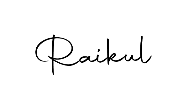 How to make Raikul name signature. Use Autography-DOLnW style for creating short signs online. This is the latest handwritten sign. Raikul signature style 10 images and pictures png