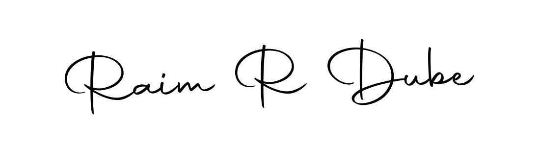 Once you've used our free online signature maker to create your best signature Autography-DOLnW style, it's time to enjoy all of the benefits that Raim R Dube name signing documents. Raim R Dube signature style 10 images and pictures png