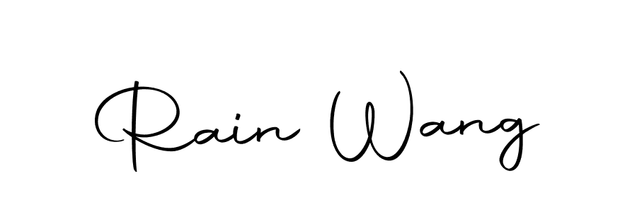 How to make Rain Wang signature? Autography-DOLnW is a professional autograph style. Create handwritten signature for Rain Wang name. Rain Wang signature style 10 images and pictures png