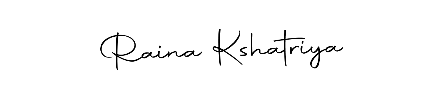 You should practise on your own different ways (Autography-DOLnW) to write your name (Raina Kshatriya) in signature. don't let someone else do it for you. Raina Kshatriya signature style 10 images and pictures png