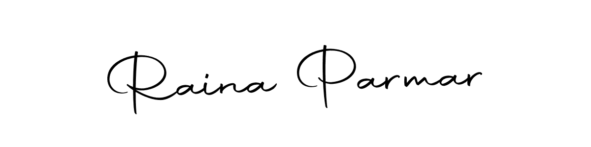 You can use this online signature creator to create a handwritten signature for the name Raina Parmar. This is the best online autograph maker. Raina Parmar signature style 10 images and pictures png