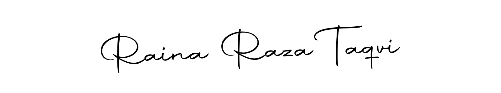 You should practise on your own different ways (Autography-DOLnW) to write your name (Raina Raza Taqvi) in signature. don't let someone else do it for you. Raina Raza Taqvi signature style 10 images and pictures png