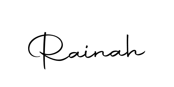 Make a short Rainah signature style. Manage your documents anywhere anytime using Autography-DOLnW. Create and add eSignatures, submit forms, share and send files easily. Rainah signature style 10 images and pictures png