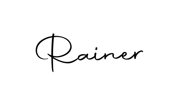 Similarly Autography-DOLnW is the best handwritten signature design. Signature creator online .You can use it as an online autograph creator for name Rainer. Rainer signature style 10 images and pictures png