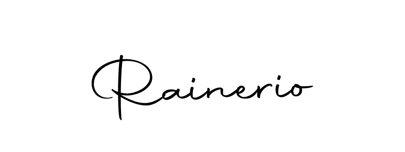 You should practise on your own different ways (Autography-DOLnW) to write your name (Rainerio) in signature. don't let someone else do it for you. Rainerio signature style 10 images and pictures png