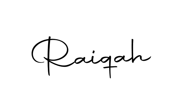 How to make Raiqah name signature. Use Autography-DOLnW style for creating short signs online. This is the latest handwritten sign. Raiqah signature style 10 images and pictures png
