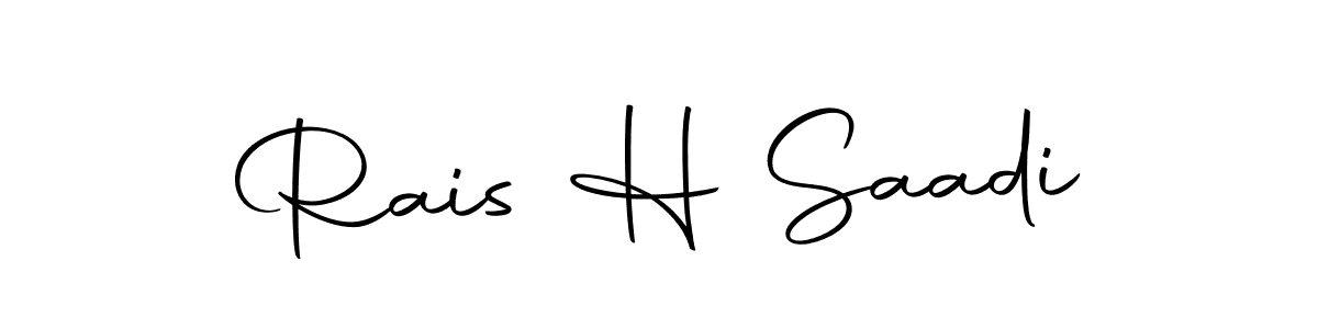 Check out images of Autograph of Rais H Saadi name. Actor Rais H Saadi Signature Style. Autography-DOLnW is a professional sign style online. Rais H Saadi signature style 10 images and pictures png