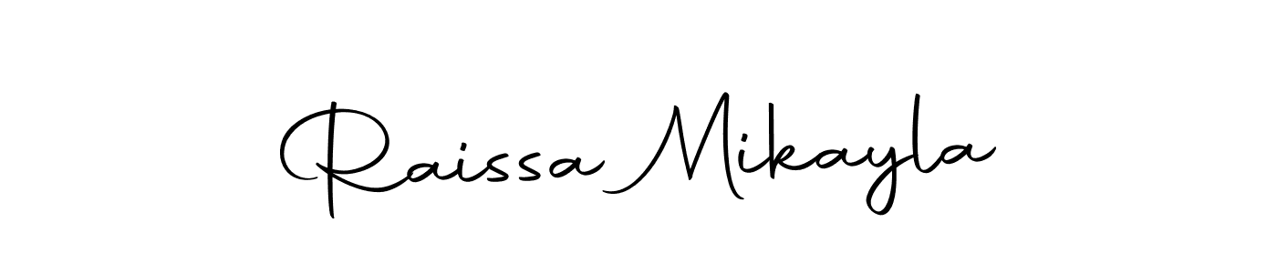 Raissa Mikayla stylish signature style. Best Handwritten Sign (Autography-DOLnW) for my name. Handwritten Signature Collection Ideas for my name Raissa Mikayla. Raissa Mikayla signature style 10 images and pictures png