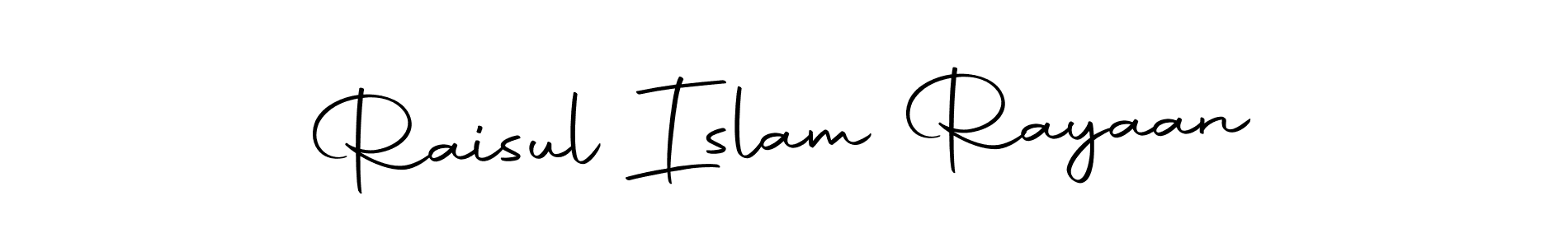 Use a signature maker to create a handwritten signature online. With this signature software, you can design (Autography-DOLnW) your own signature for name Raisul Islam Rayaan. Raisul Islam Rayaan signature style 10 images and pictures png